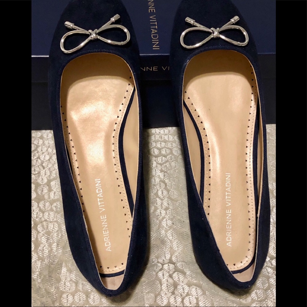 ADRIENNE VITTADINI 8M style Cavallo space blue color kidsuede Neiman Marcus. - Picture 11 of 15